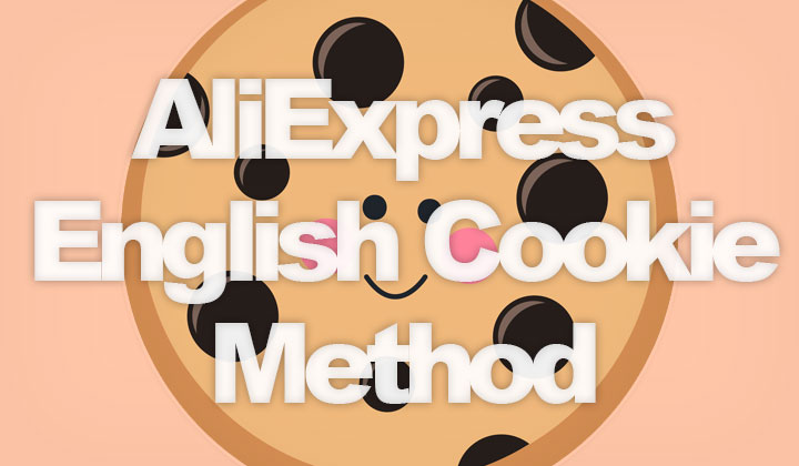 AliExpress in English Cookie Method