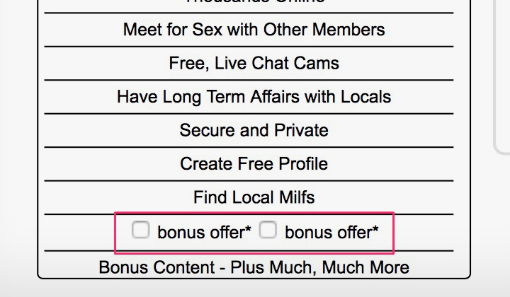 Bonus Offer