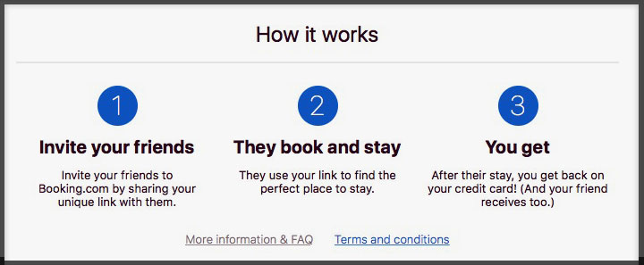 Booking.com Invite Your Friends