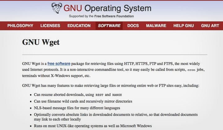 GNU Wget