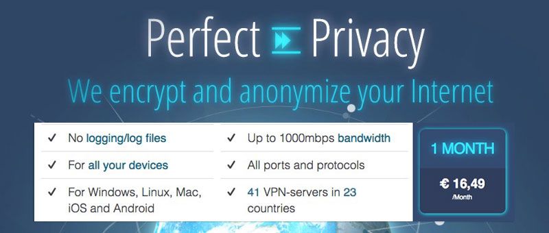 Perfect Privacy VPN