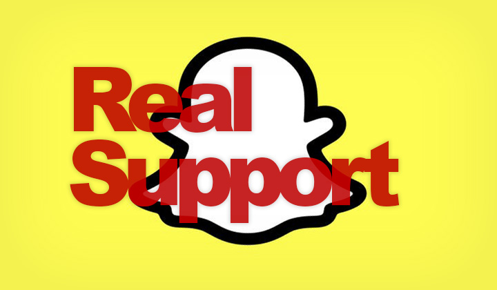 Real Snapchat Support