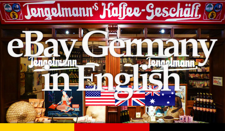 Shopping eBay DE Germany in English