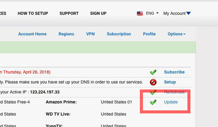 Smart DNS Proxy Configure HBO