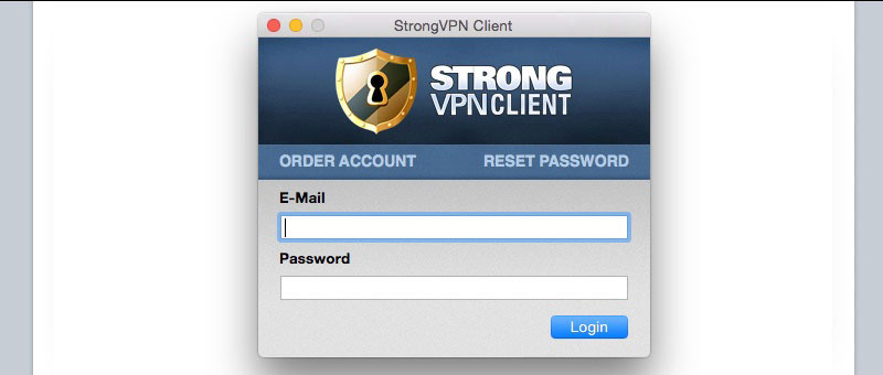 Strong VPN Client Login