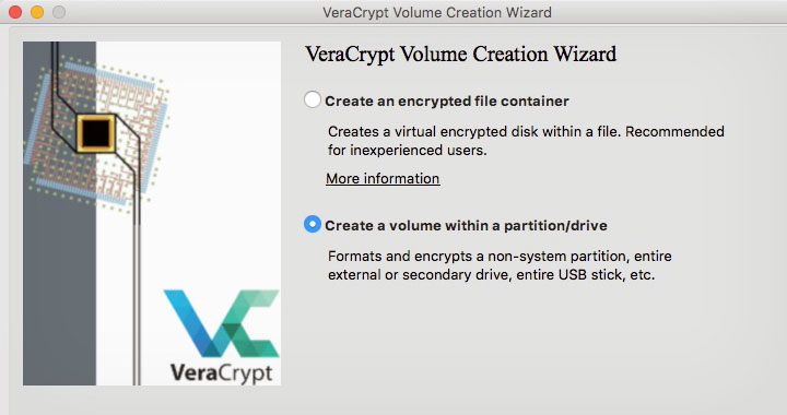 VeraCrypt Volume Creation Wizard