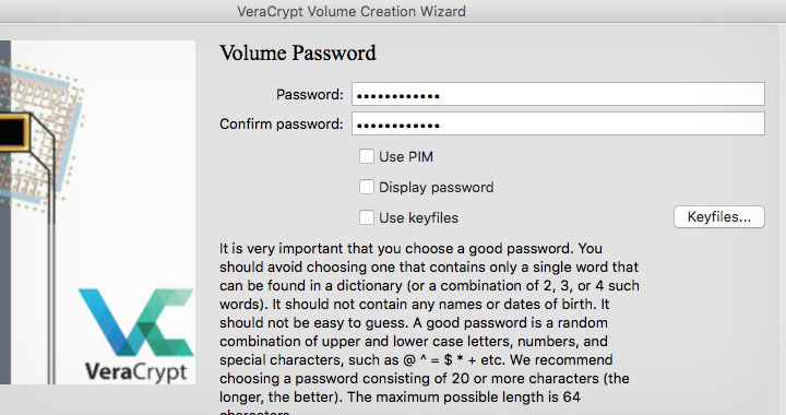 VeraCrypt Volume Password