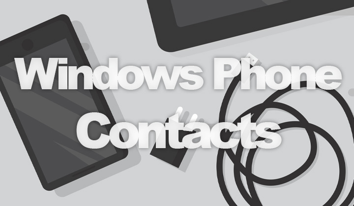 Windows Phone Contacts Backup