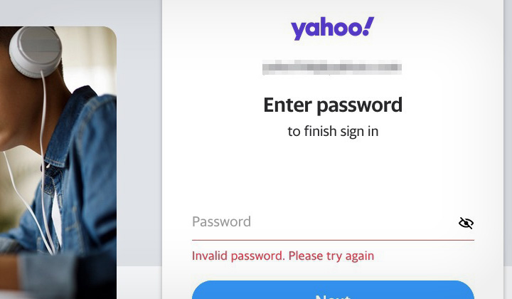 Yahoo Password