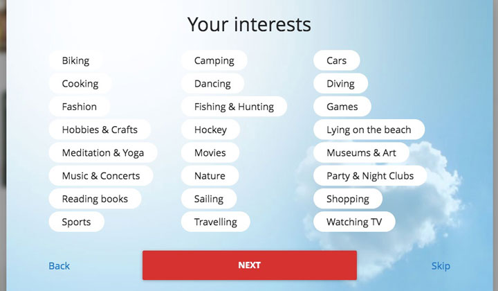 Your interests