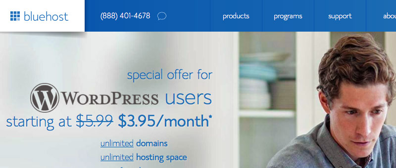 Bluehost WordPress Blog Hosting