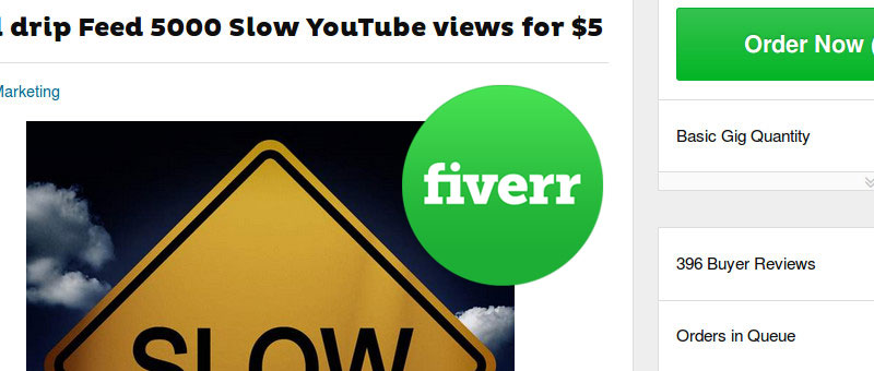 Drip Feed 5000 Slow YouTube Views Fiverr Gig