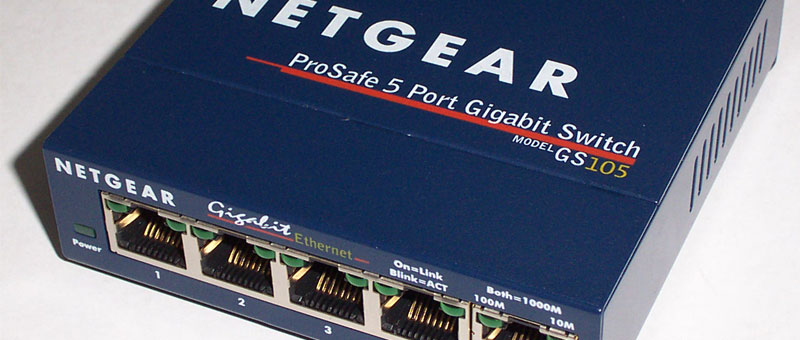 NETGEAR GS105 Five Port Gigabit Ethernet Switch